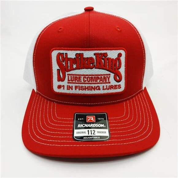 Strike King Fishing Hat Richardson 112 Trucker Cap Bass Lures Patch Snapback main image 4